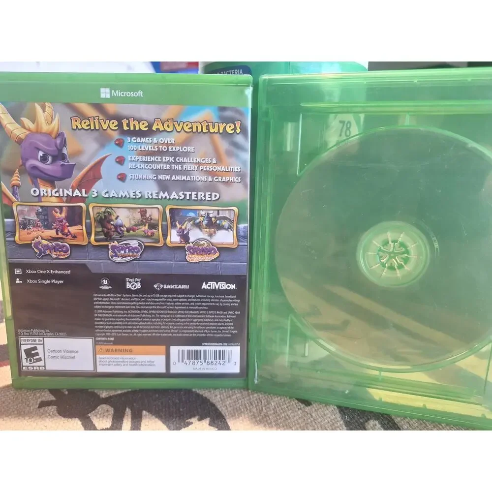 Spyro Reignited Trilogy + Nickelodeon Kart Racers Xbox One Bundle